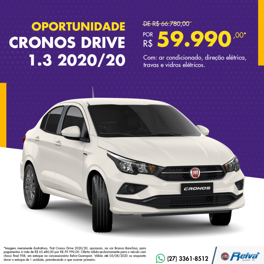 cronos drive - Cronos Drive por R$ 59.990,00*