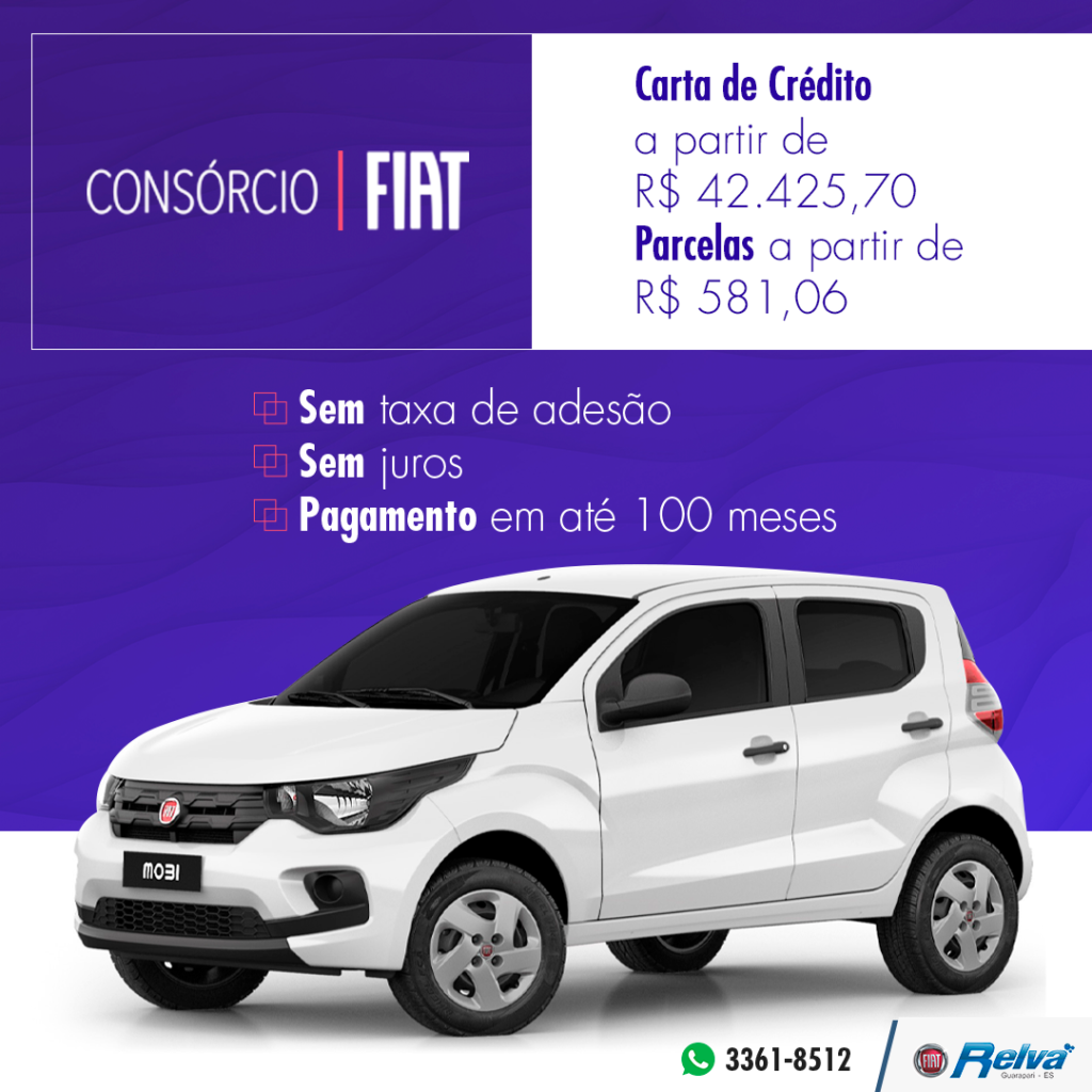cons%C3%B3rcio fiat 1 - Consórcio Fiat: Você está a um passo do seu sonho de ter um Mobi!