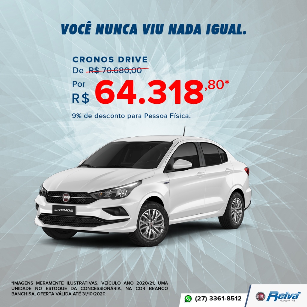 08 CRONOS DRIVE Lead Ads - Cronos Drive por R$ 64.318,80*
