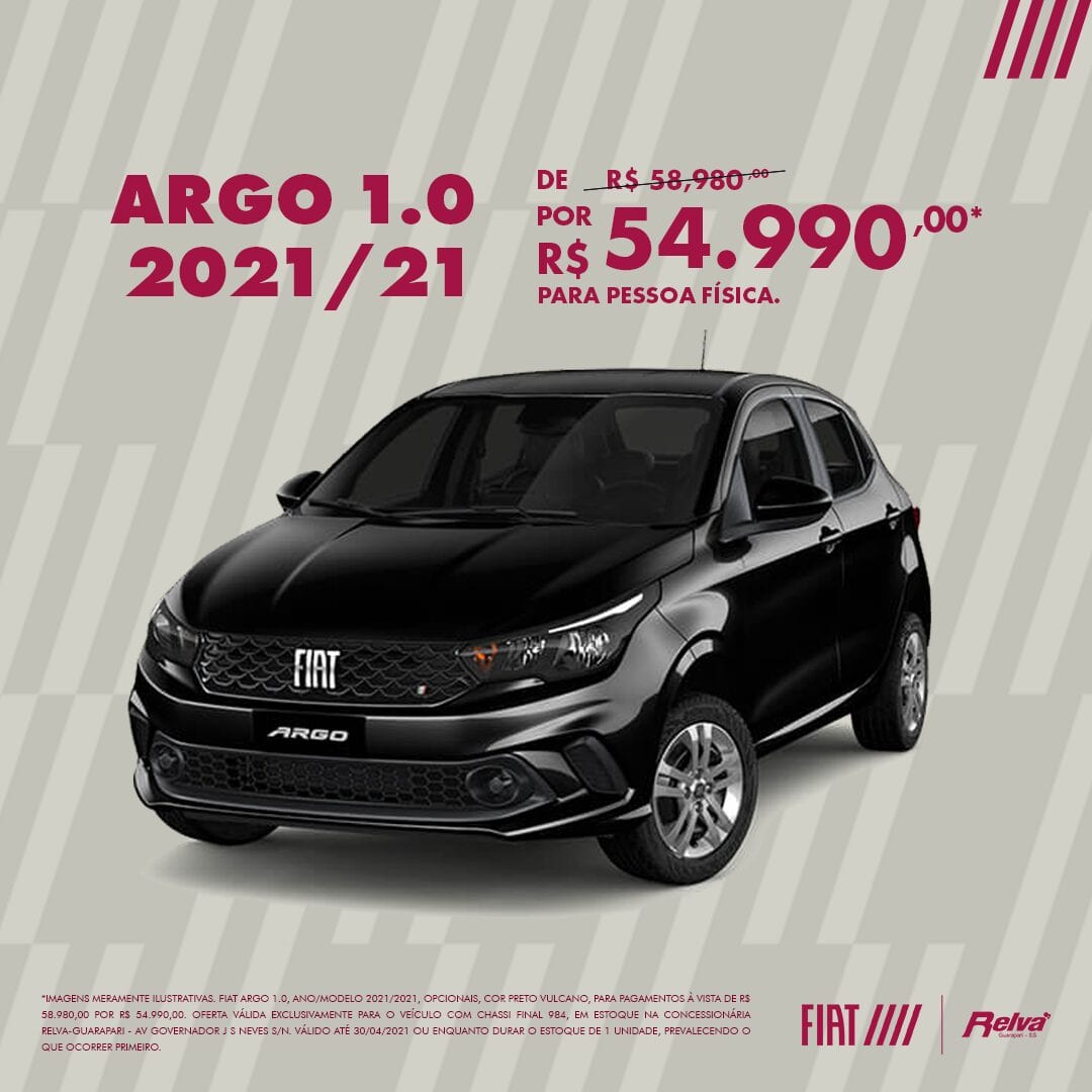 Argo 10 202121 Por R 5499000 Relva Veículos Carros 0km Seminovos Sedan Hatch E Minivan 8331