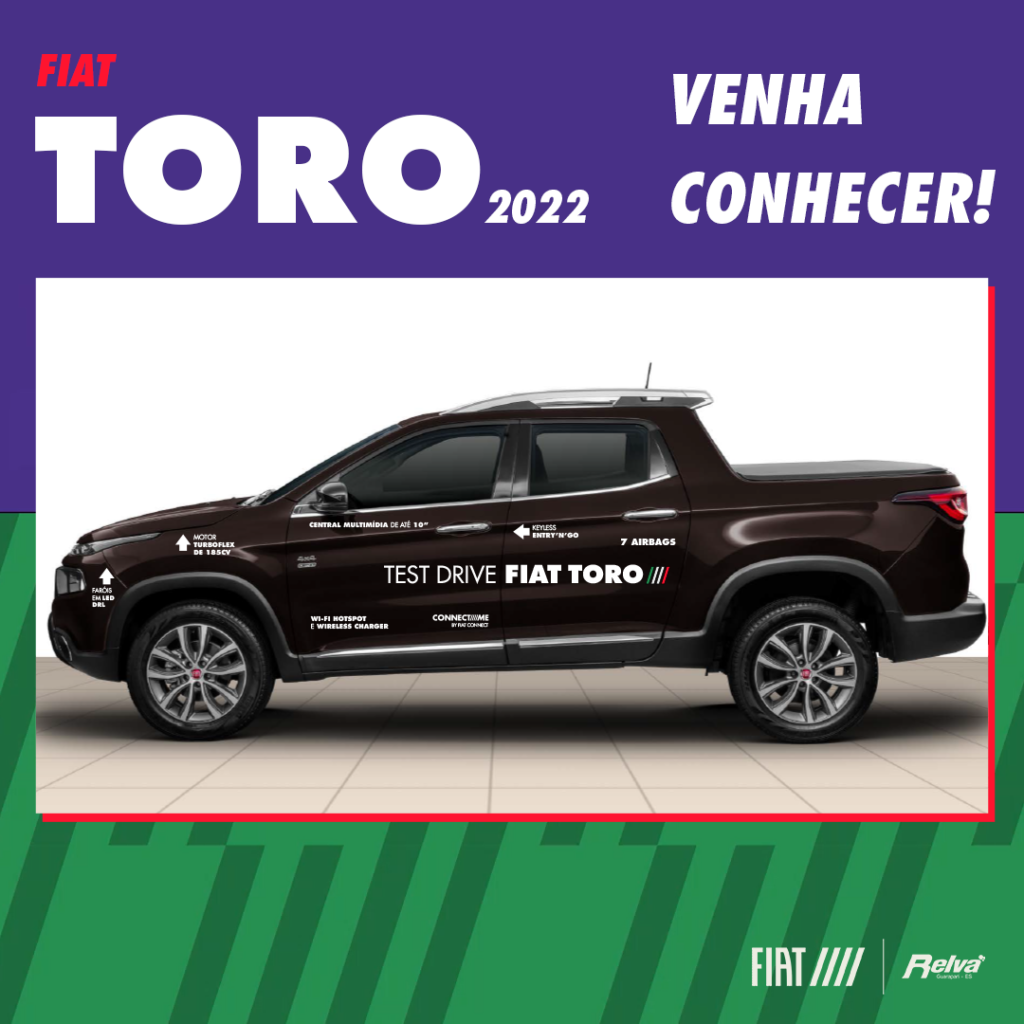 nova fiat toro 2022 v2 - Fiat Toro 2022: venha conhecer!