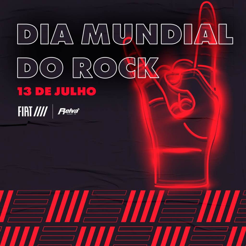 Relva Dia Mundial do Rock - 13/07: Dia Mundial do Rock 🤘🏻