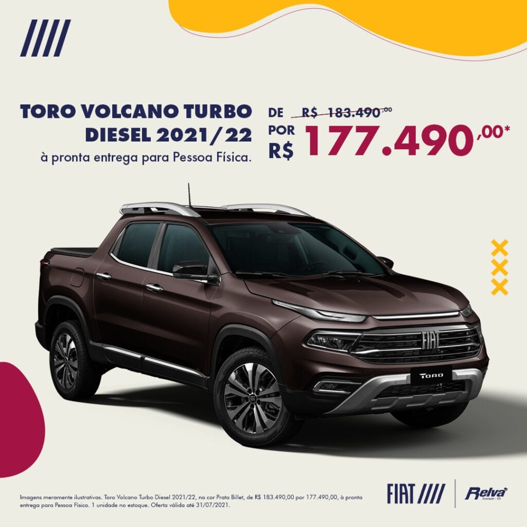 20 RELVA TORO VOLCANO Lead Ads Julho.png v2 1024x1024 1 - Toro Volcano Turbo Diesel 2021/22 por R$ 177.490,00*