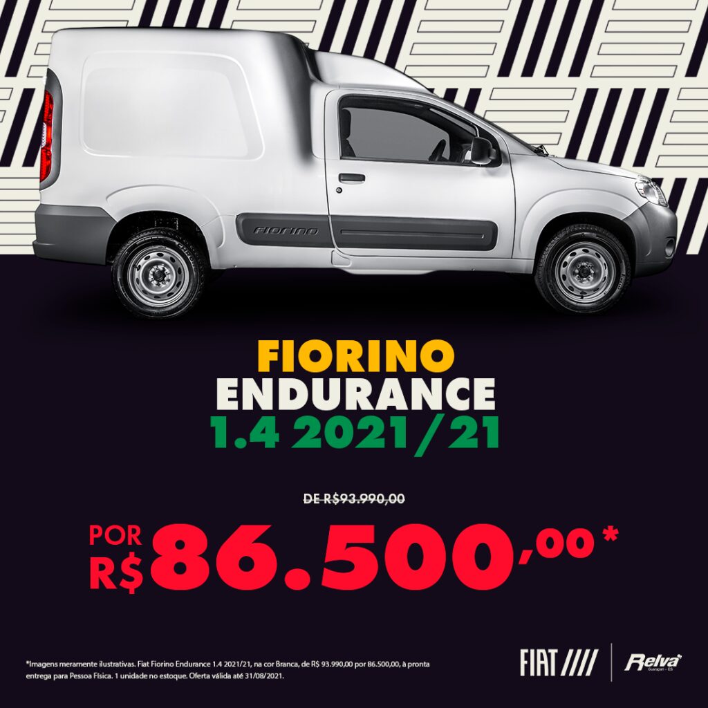 Relva Fiorino Endurance LeadAds agosto 1024x1024 1 - Fiorino Endurance 1.4 2021/21 por R$ 86.500,00*