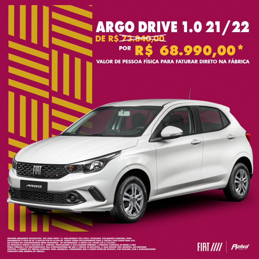 Argo drive 1024x1024 1 - Argo Drive 1.0 2021/22 por R$ 68.990,00*