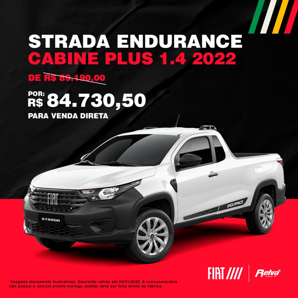 Strada Endurance 1024x1024 1 - Strada Endurance Cabine Plus 1.4 2022 por R$ 84.730,50*