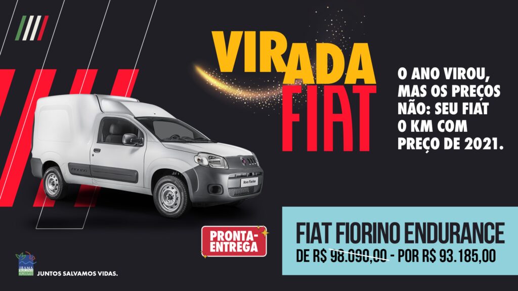 Fiorino Virada 1024x576 1 - Virada Fiat: Fiorino Endurance por R$ 93.185,00*