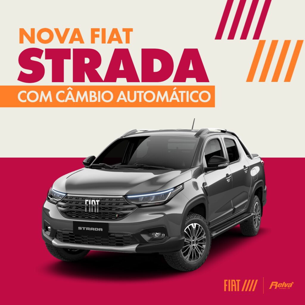 Relva Nova Fiat Strada Automatica - Conheça a Nova Fiat Strada com câmbio automático