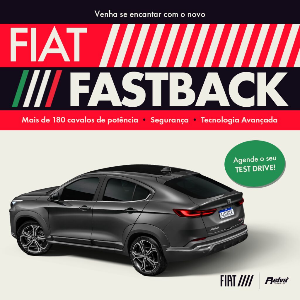 Relva Fastback - Venha se encantar com o novo Fiat Fastback