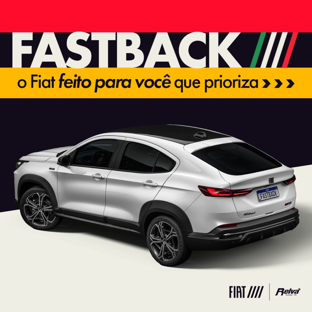 Relva Fiat Fastback 1 - Fastback: o Fiat que prioriza elegância, alta performance e design