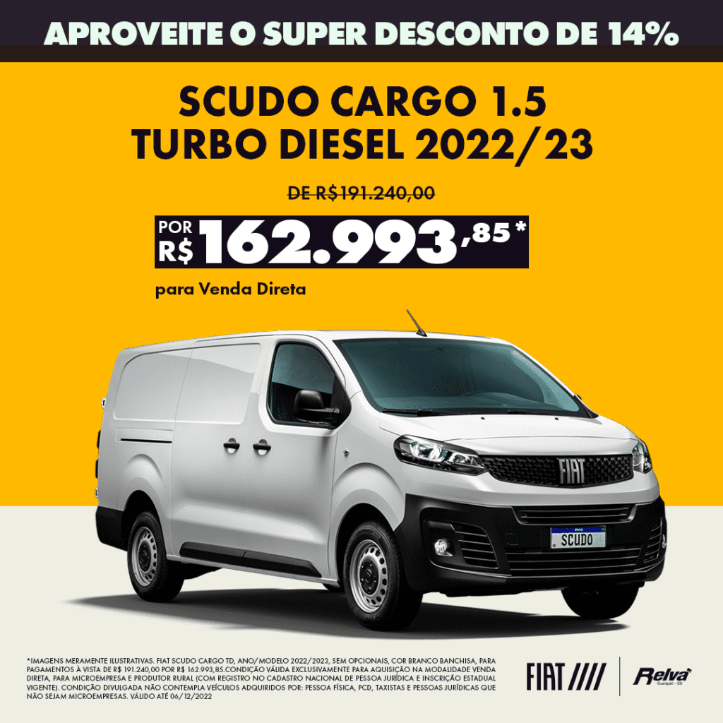 Relva Scudo Cargo - Scudo Cargo 1.5 Turbo Diesel 2022/23 por R$ 162.993,85* para Venda Direta