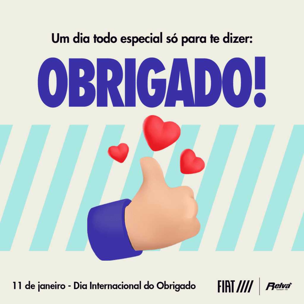 Relva Dia do Obrigado 1 - Um dia todo só para te dizer: obrigado!