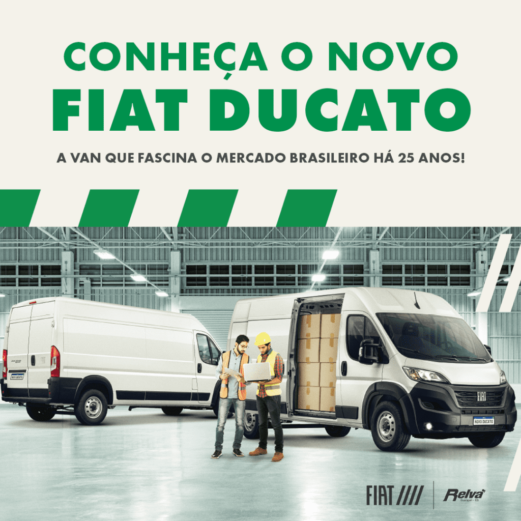 Relva Novo Fiat Ducato - Conheça o Novo Fiat Ducato