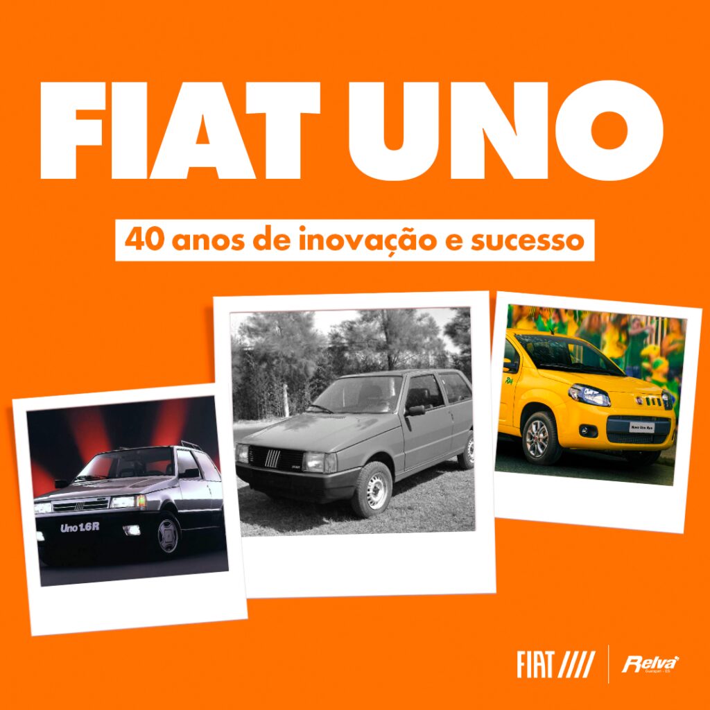 Relva Fiat Uno 40 anos - Fiat Uno: 40 anos de inovação e sucesso