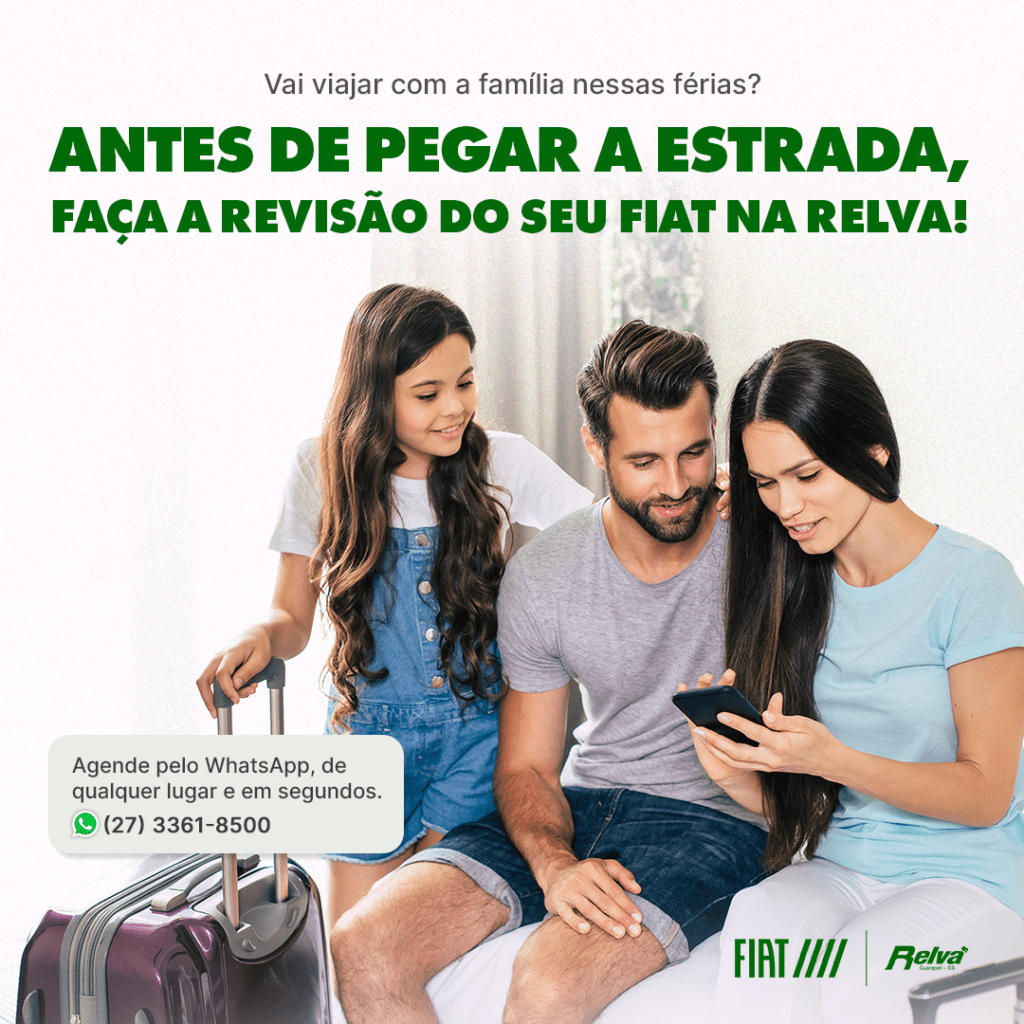 Relva Agendamento Revisao Wpp - Vai viajar com a família nessas férias? Faça a revisão do seu Fiat na Relva!