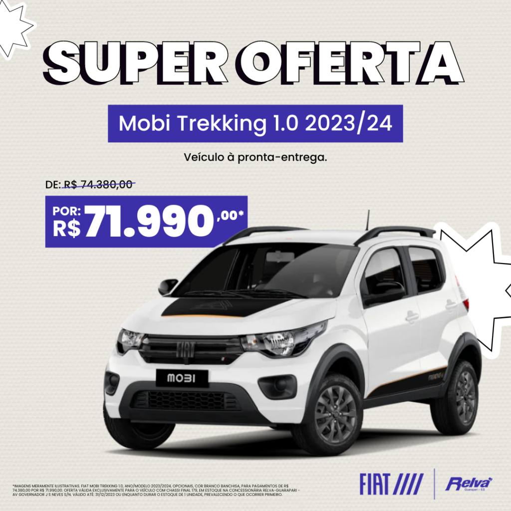 Relva Mobi Trekking - Mobi Trekking 1.0 2023/24 por R$ 71.990,00*