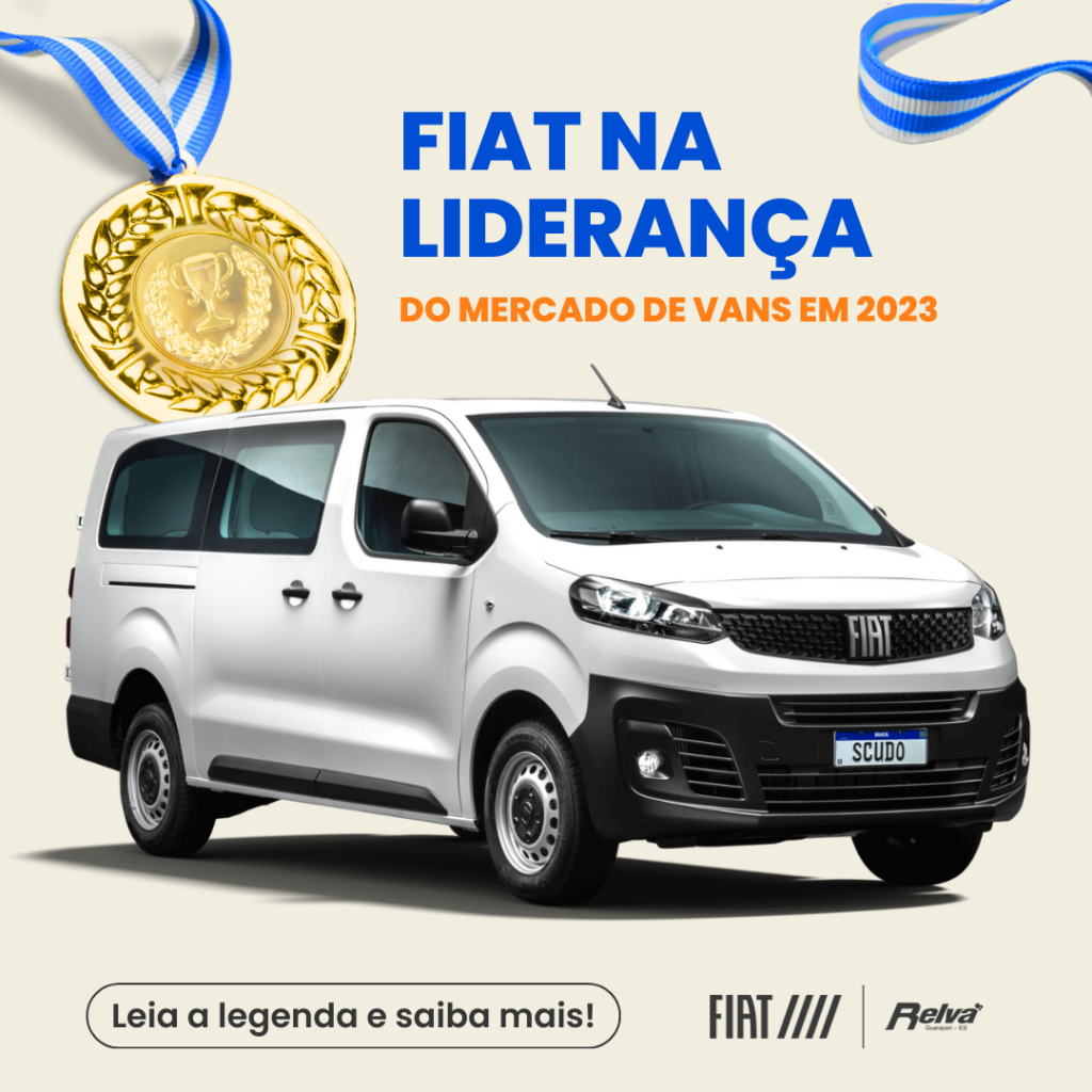 Relva Fiat Lideranca Vans - Fiat na liderança do mercado de vans em 2023