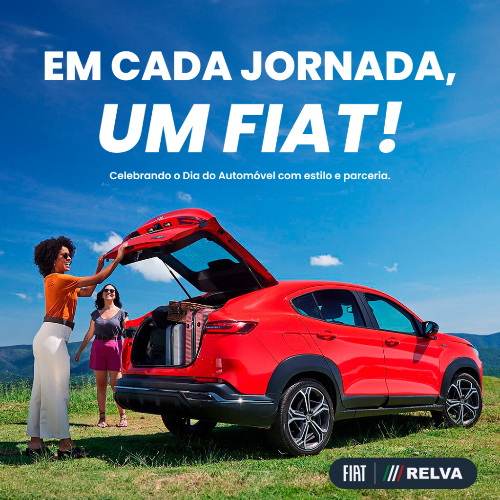 Relva Dia do Automovel - Celebre o Dia do Automóvel com a família Fiat!