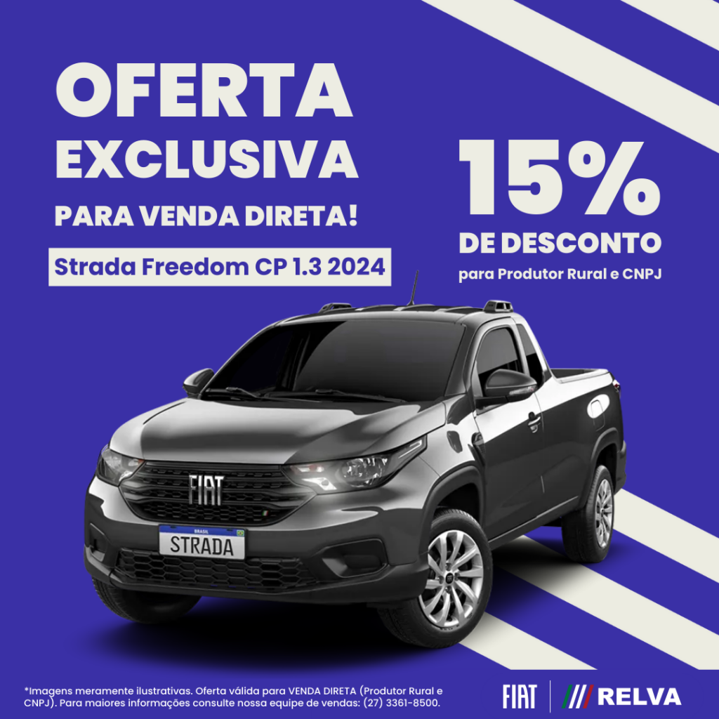 Relva Strada Freedom CP - Strada Freedom CP 1.3 2024 com 15% de desconto