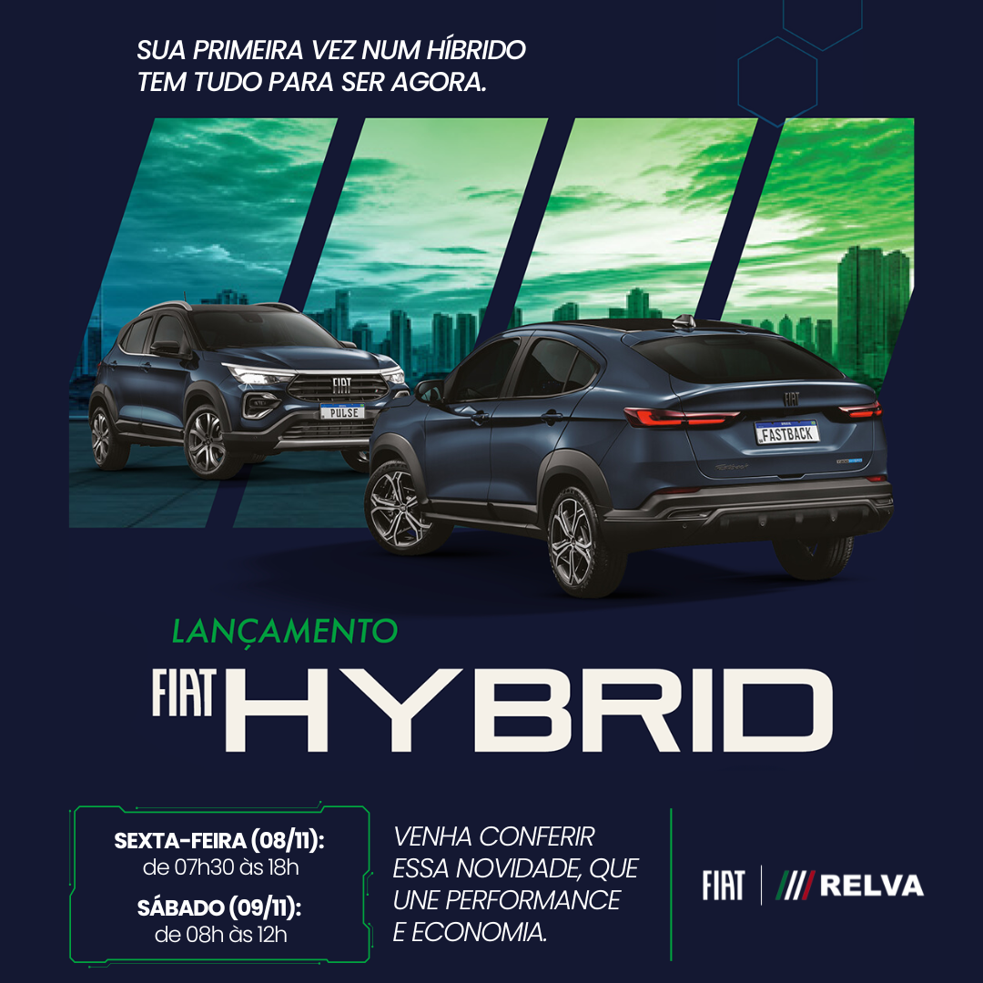 Relva Lancamento Fiat Hybrid - Relva Veículos