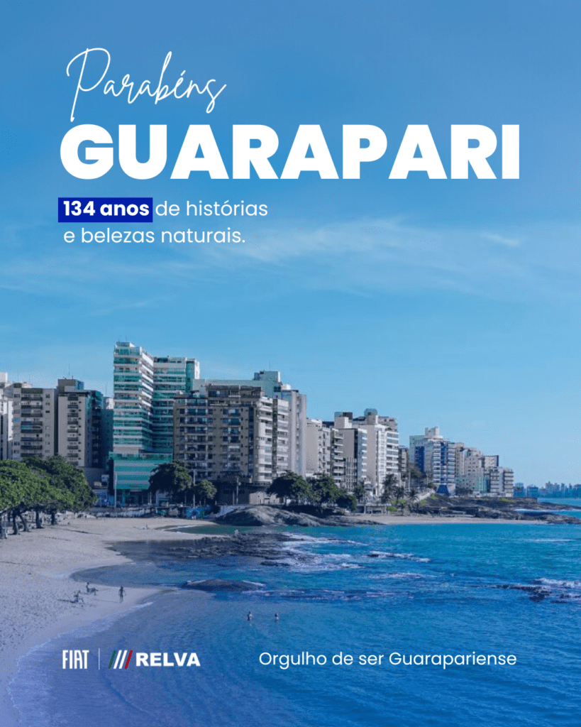 Relva Aniversario de Guarapari - Parabéns, Guarapari! 134 anos de emancipação política
