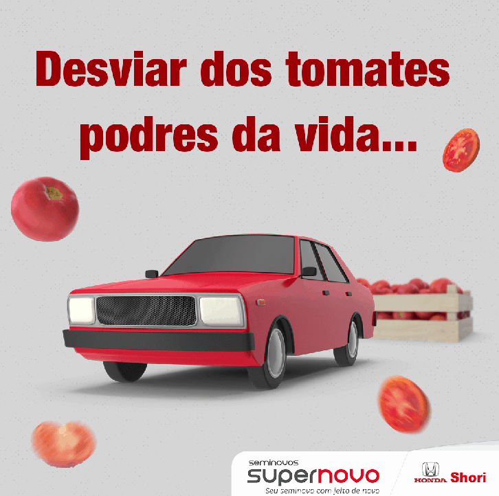 Desviar dos tomates podres da vida? Com a Shori você pode!