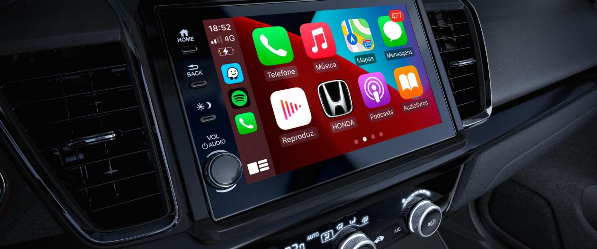 Honda City Hatchback - Multimídia de 8