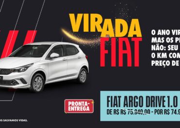 Virada Fiat: Argo Drive por R$ 74.990,00*