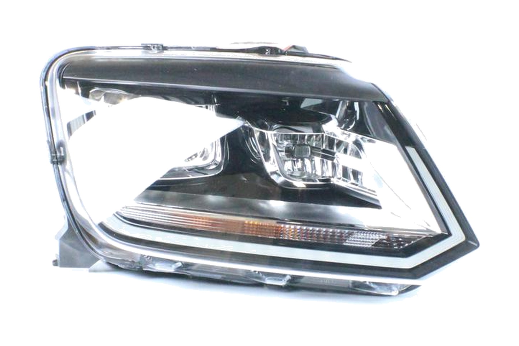 Farol Máscara Negra Direito (Passageiro) LED Xenon VW 2H1941018A - Imagem 2