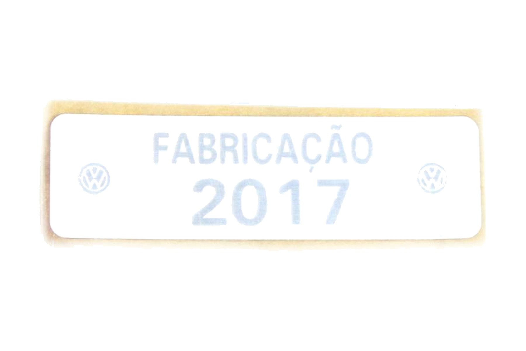 Etiqueta VW 5U0010014B