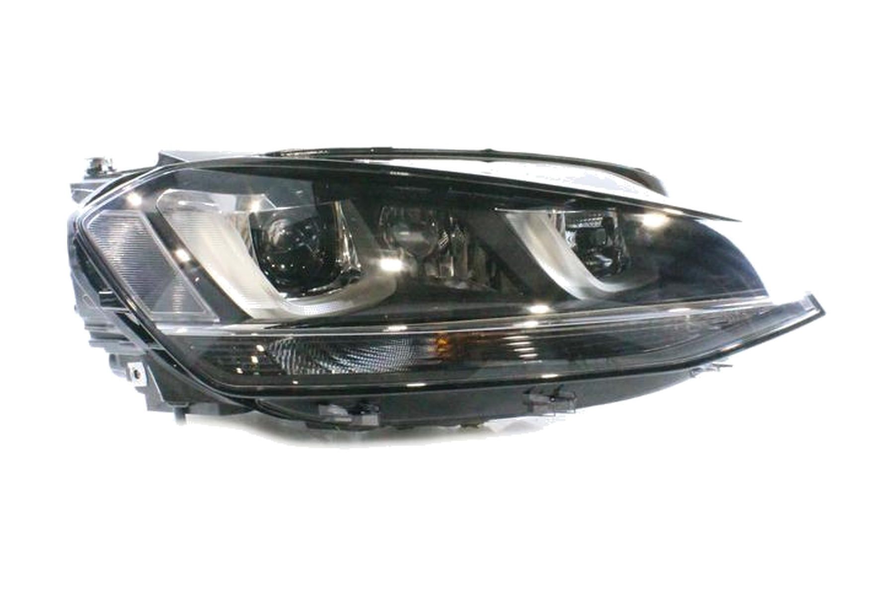 Farol Máscara Negra LED Direito (Passageiro) Xenon VW 5GM941754B
