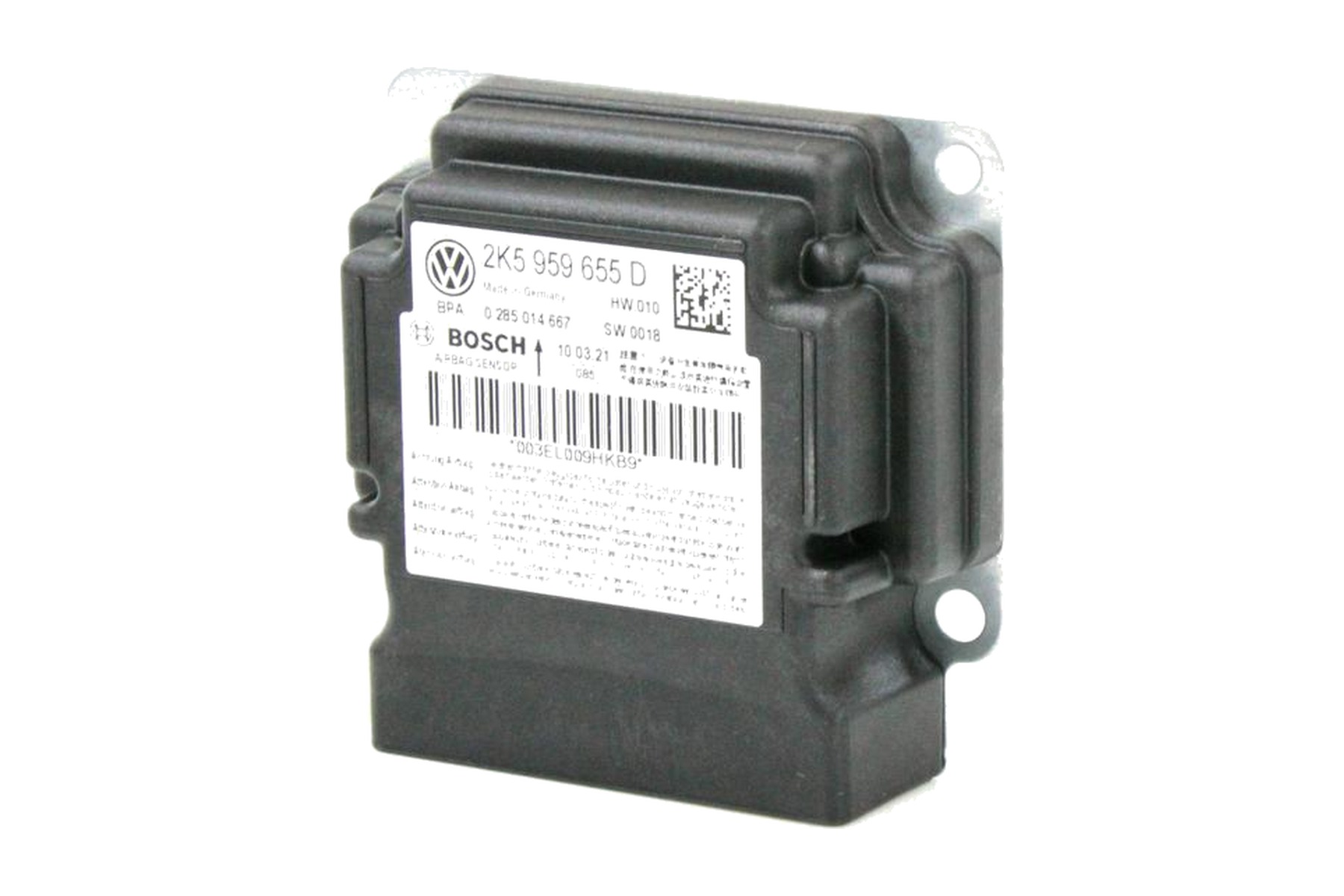 Módulo Eletrônico de Airbag VW 2K5959655D - Imagem 3