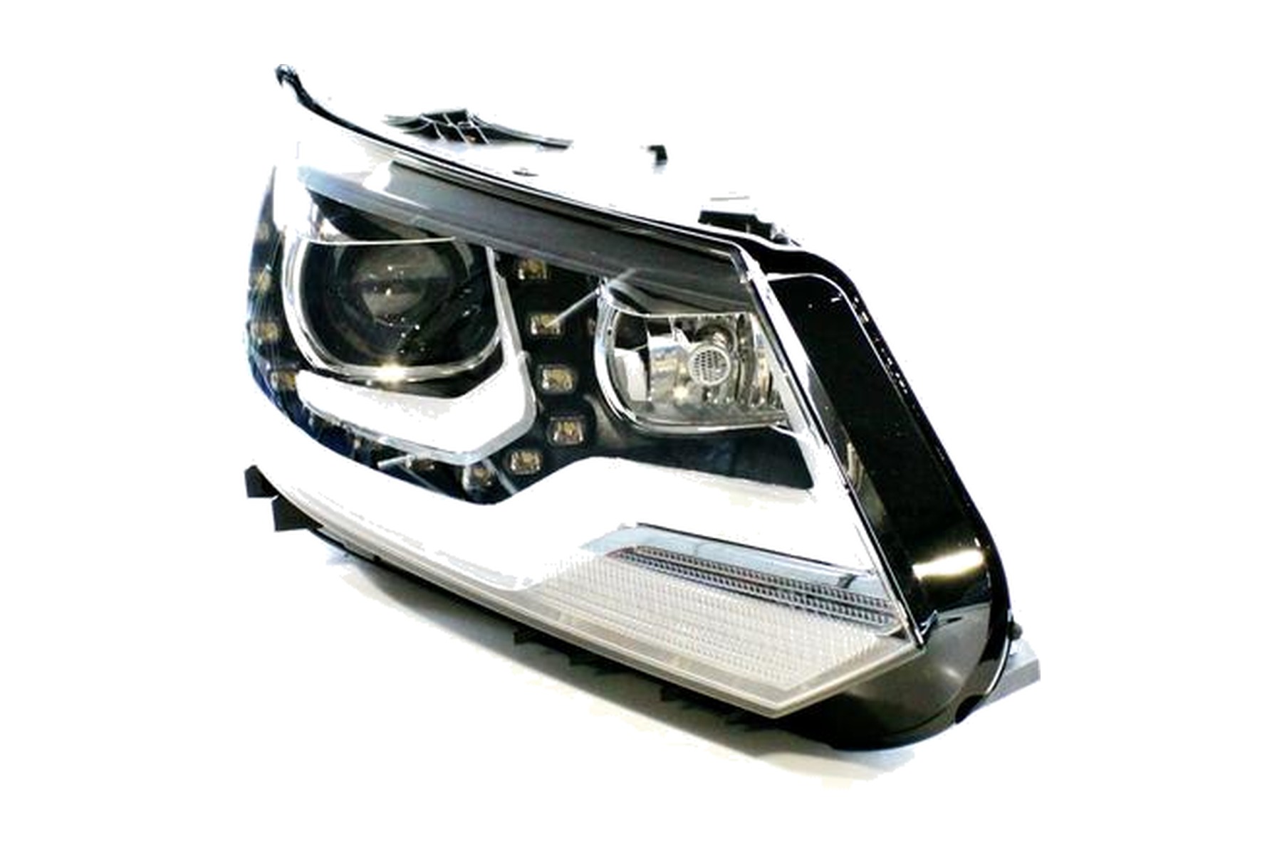 Farol Máscara Negra LED Direito (Passageiro) Xenon VW 5N1941754B - Imagem 5