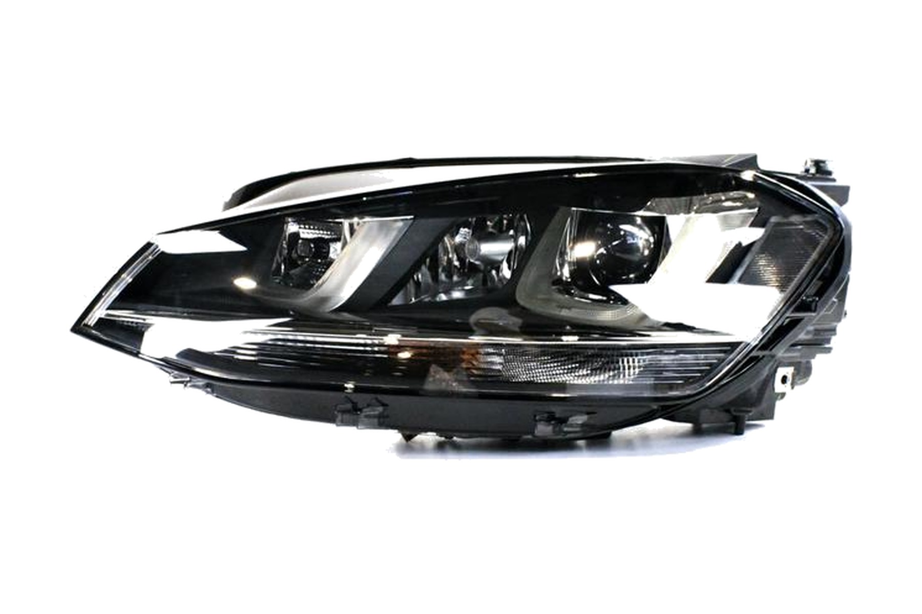 Farol Máscara Negra LED Xenon Esquerdo (Motorista) VW 5GM941753B