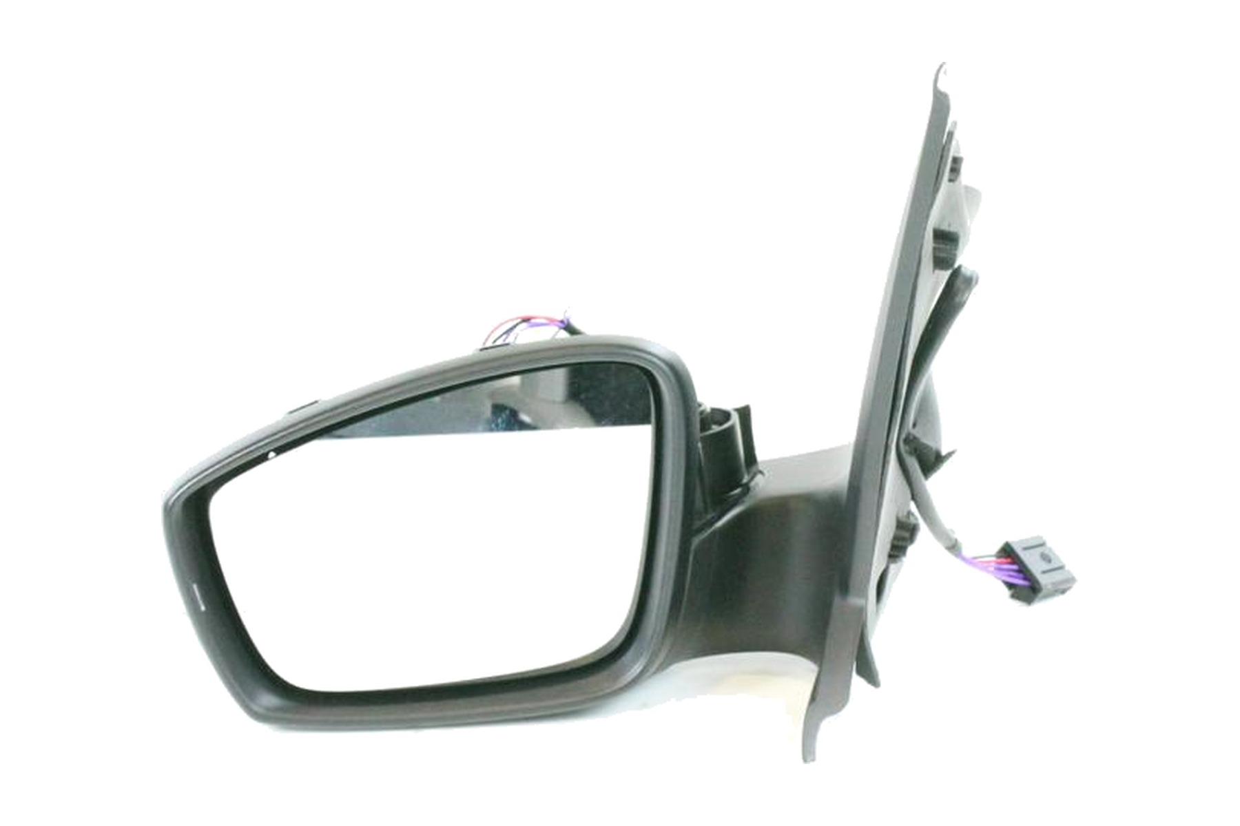 Espelho Retrovisor Preto Esquerdo (Motorista) Elétrico VW 5Z1857507A9B9