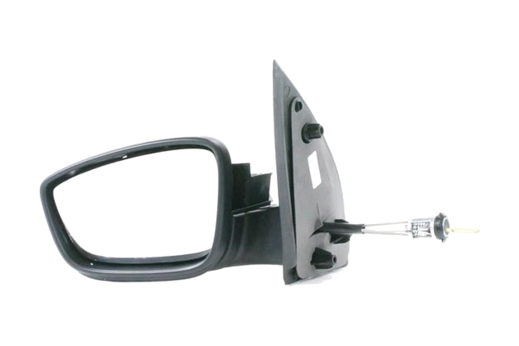 Espelho Retrovisor Preto Esquerdo (Motorista) Manual VW 5U1857507B1NN - Imagem 2
