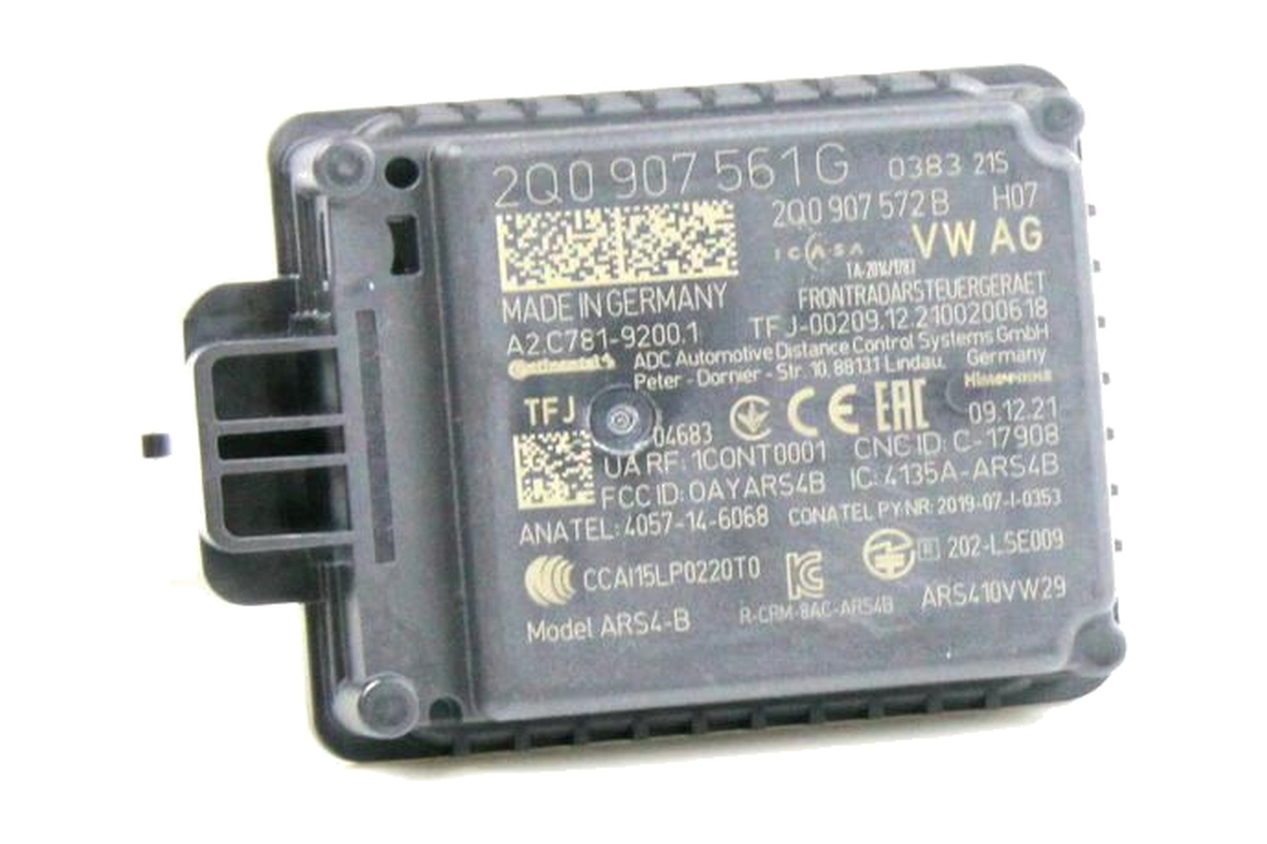 Módulo de Controle Adaptativo de Piloto Automático ACC VW 2Q0907561G - Imagem 24