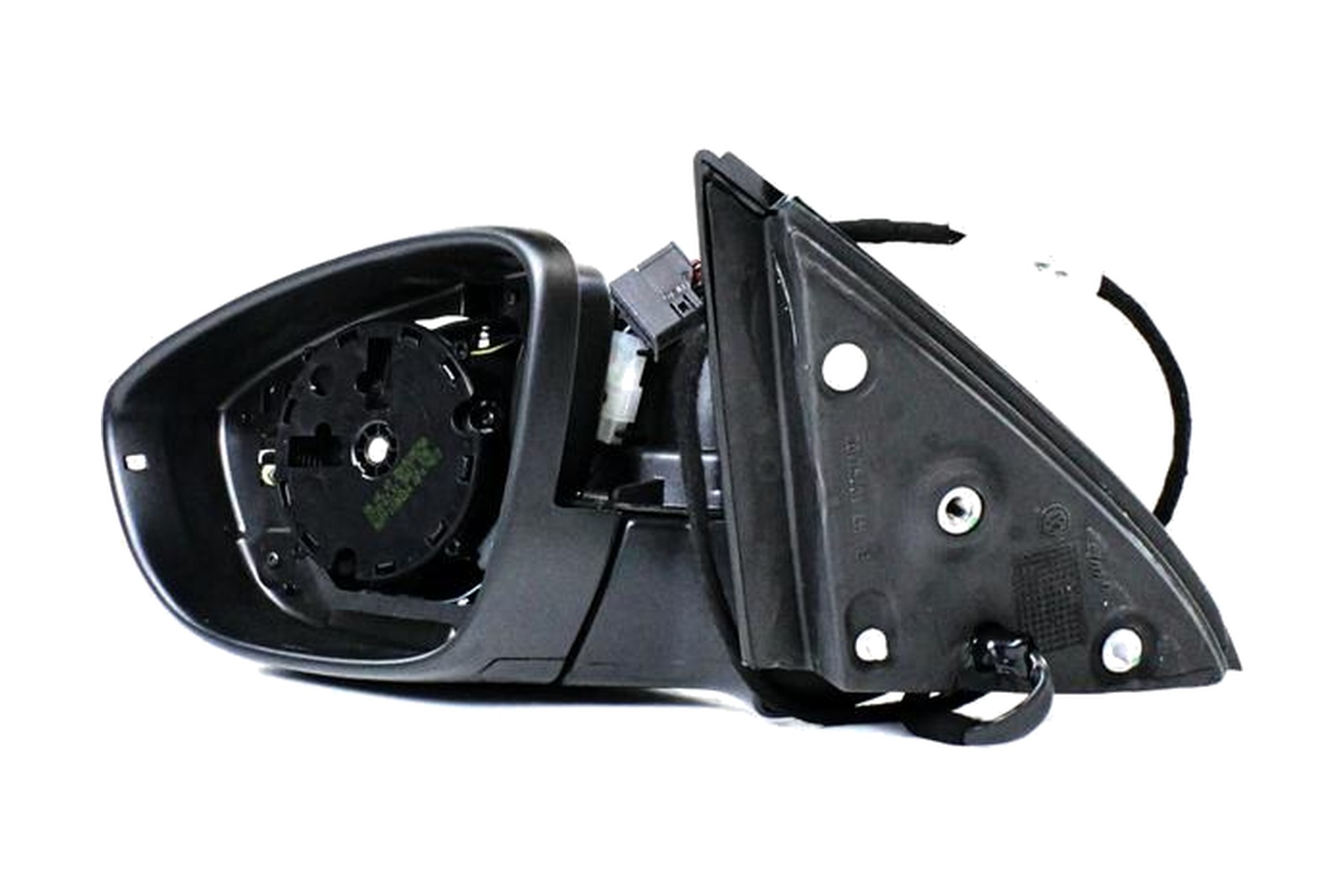 Espelho Retrovisor Preto Esquerdo (Motorista) Elétrico VW 5C7857507AM - Imagem 3