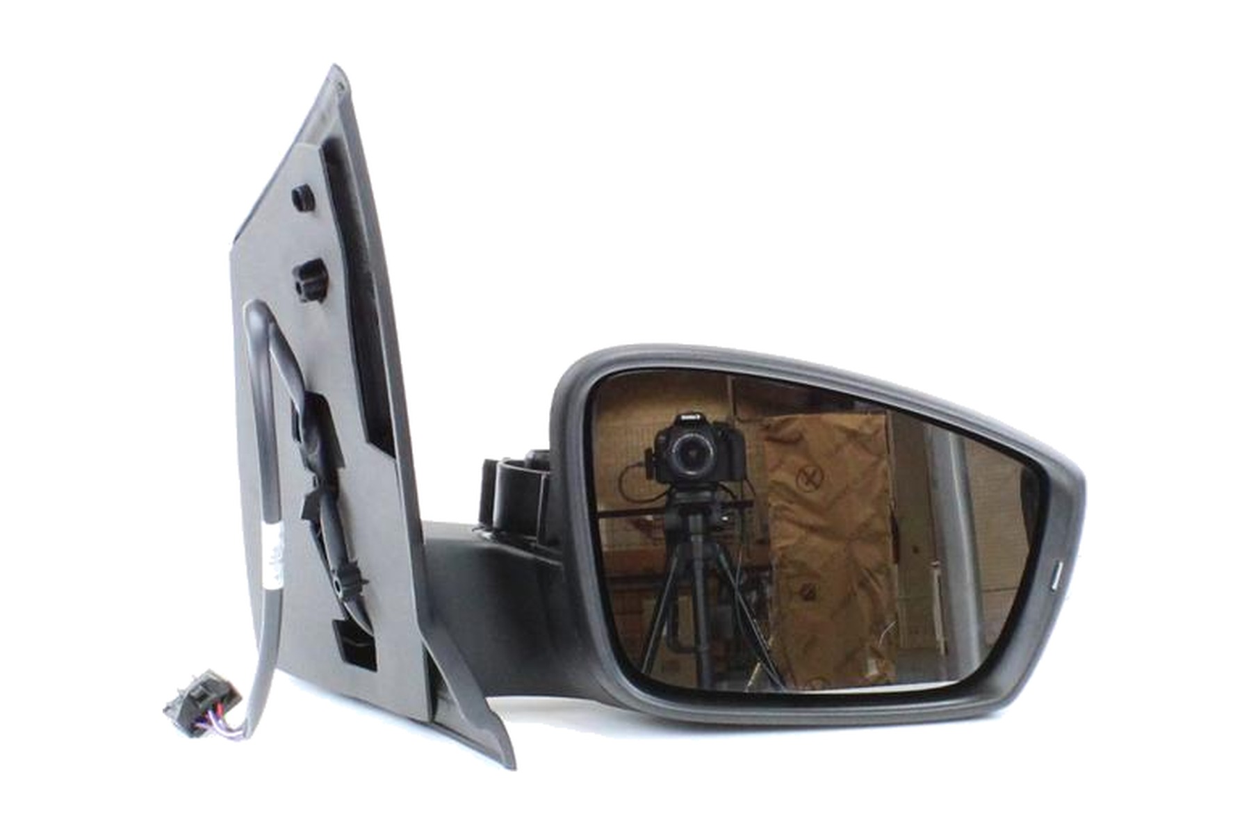 Espelho Retrovisor Preto Direito (Passageiro) Elétrico VW 5Z1857508L9B9