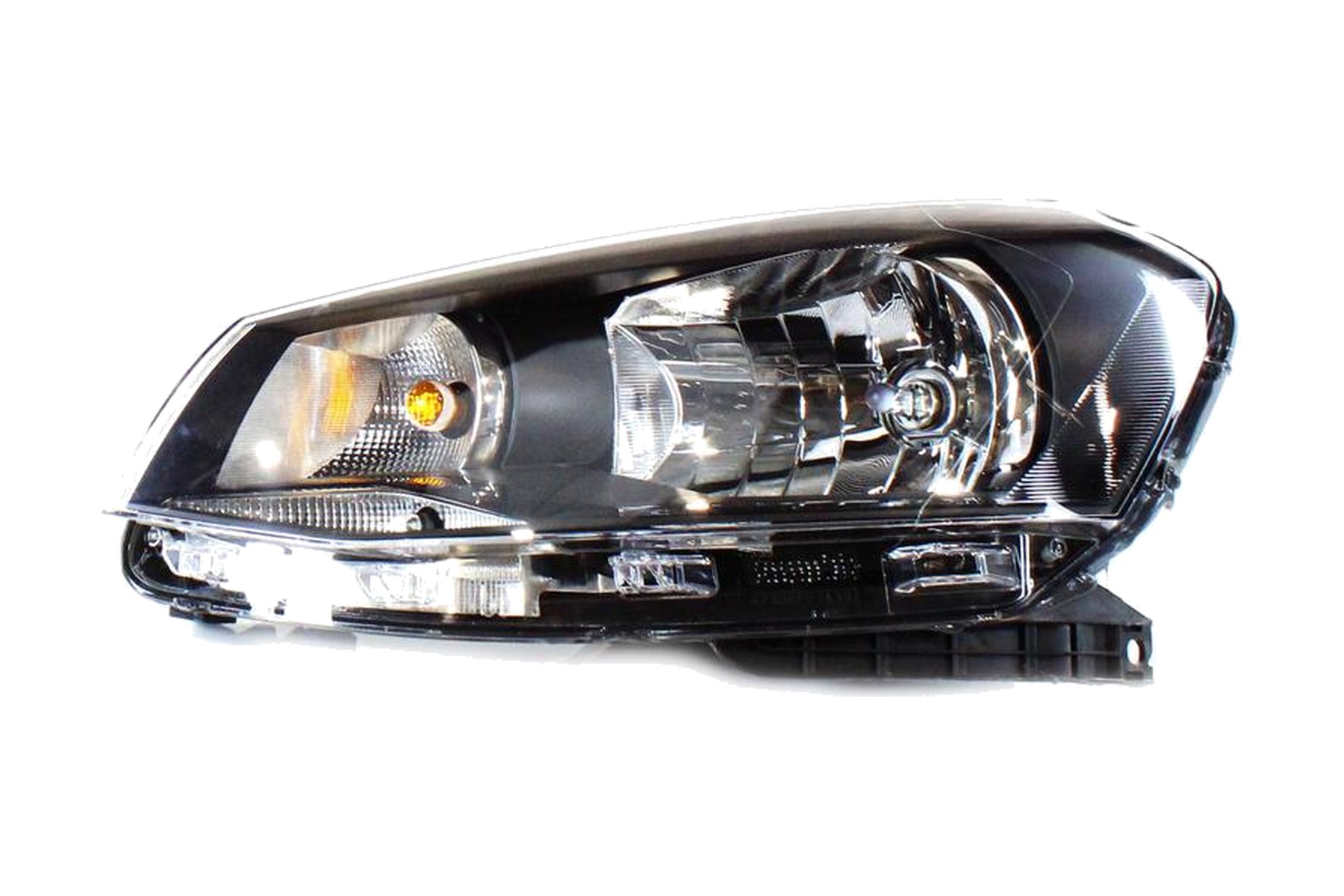Farol Máscara Negra Esquerdo (Motorista) VW 5U0941005C