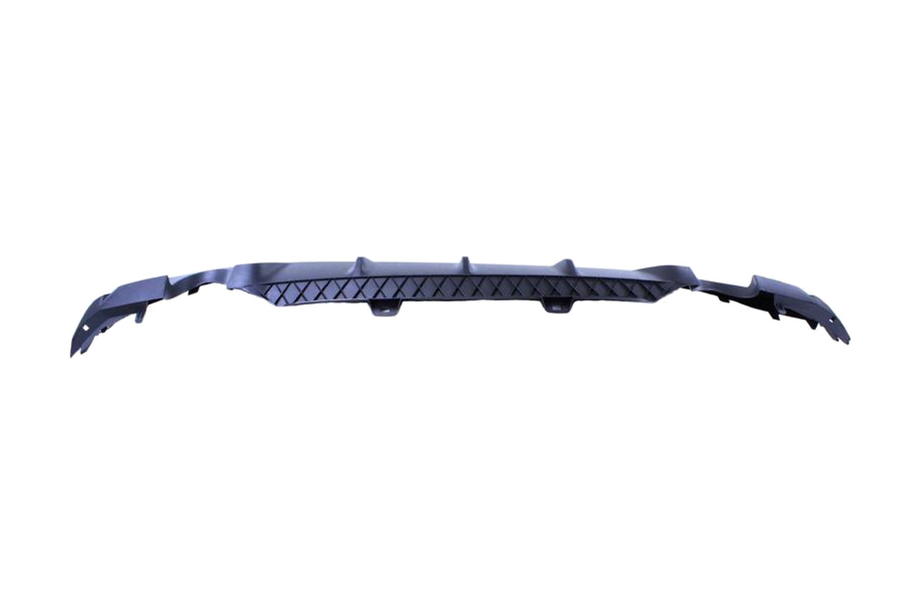 Spoiler Difusor de Para-choque Traseiro Central Preto Texturizado VW 17A807568F9B9 - Imagem 2