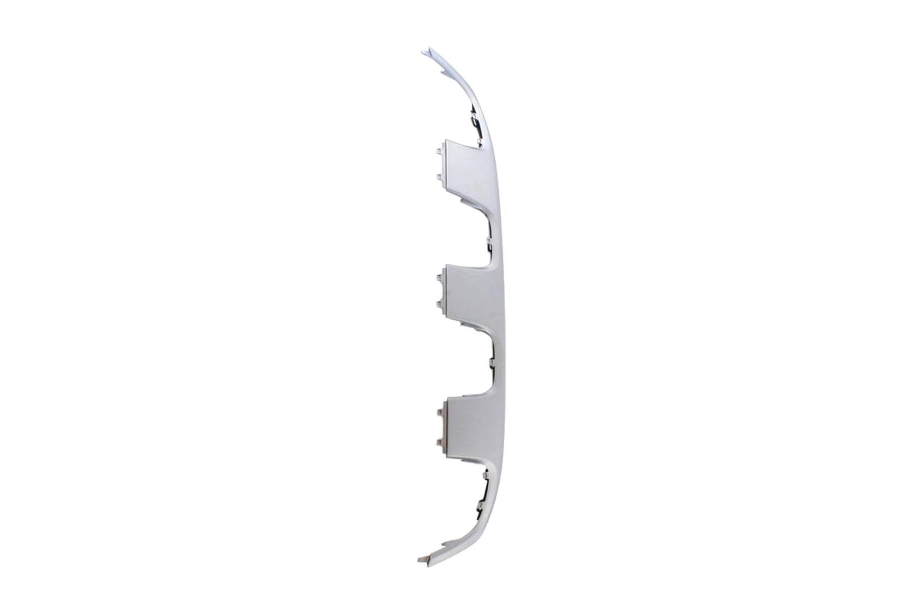 Spoiler Difusor de Para-choque Dianteiro Central Prata Fosco VW 2GK8075322UC - Imagem 2