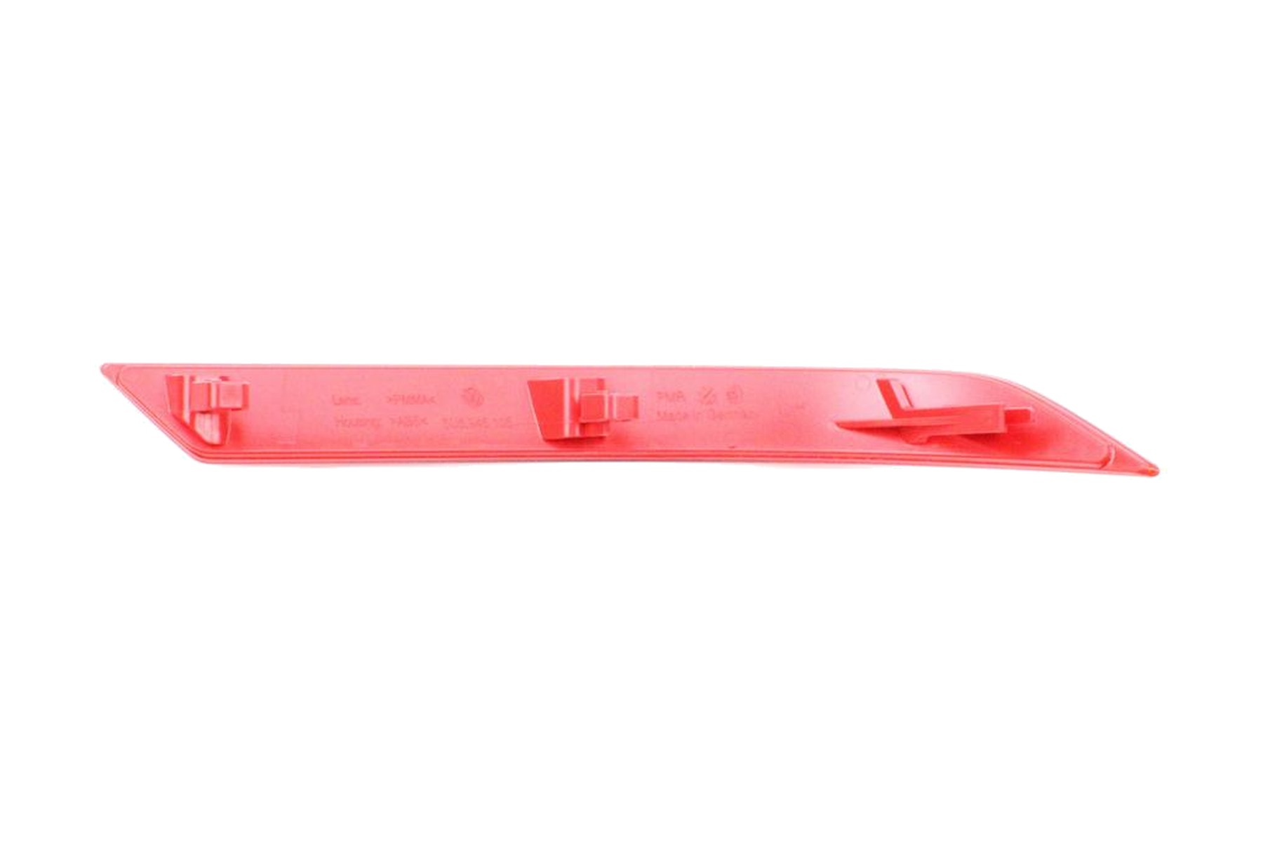 Refletor de Para-choque Vermelho Traseiro Esquerdo (Motorista) VW 5U5945105 - Imagem 3