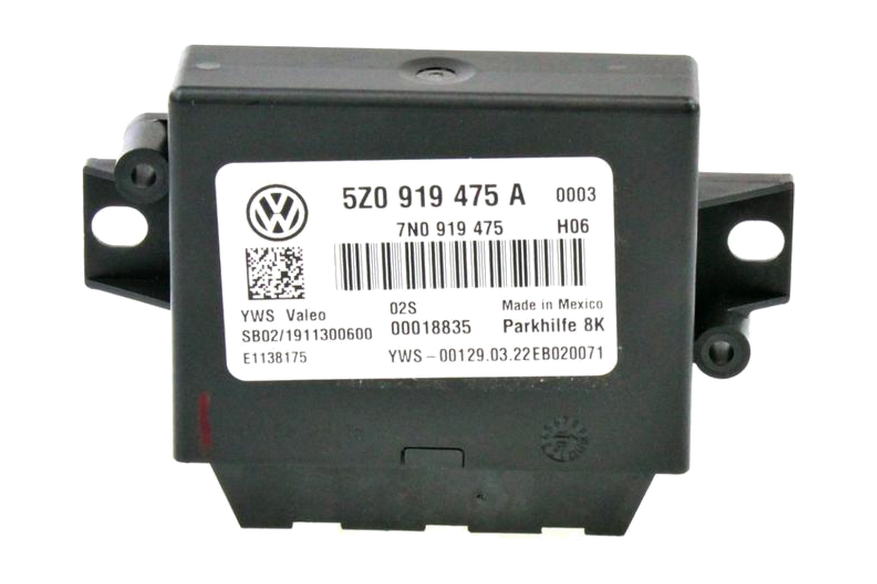 Módulo Eletrônico de Sensor de Estacionamento VW 5Z0919475A - Imagem 25