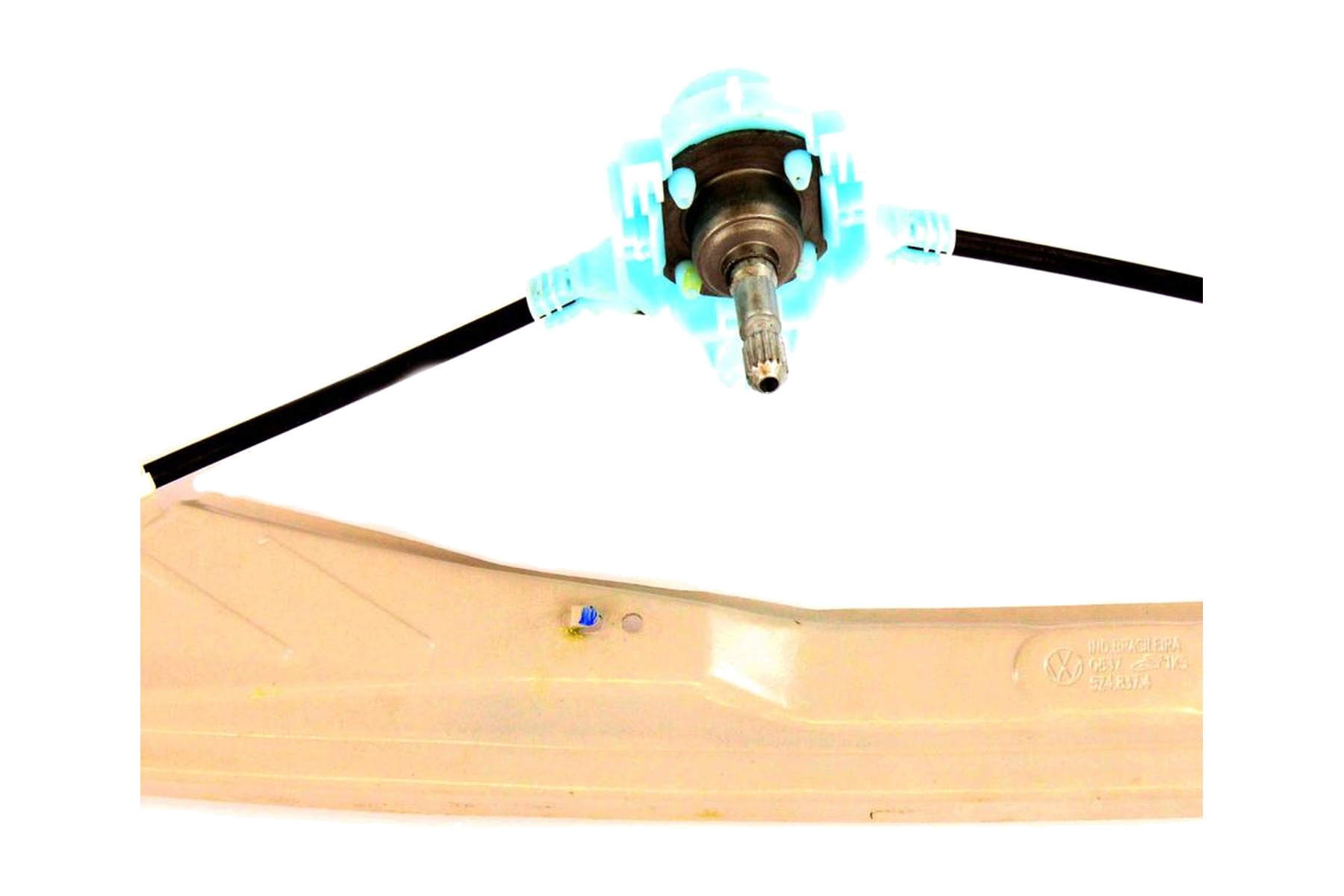 Máquina de Acionamento de Vidro Elétrico Esquerdo (Motorista) VW 5Z4837401D - Imagem 3