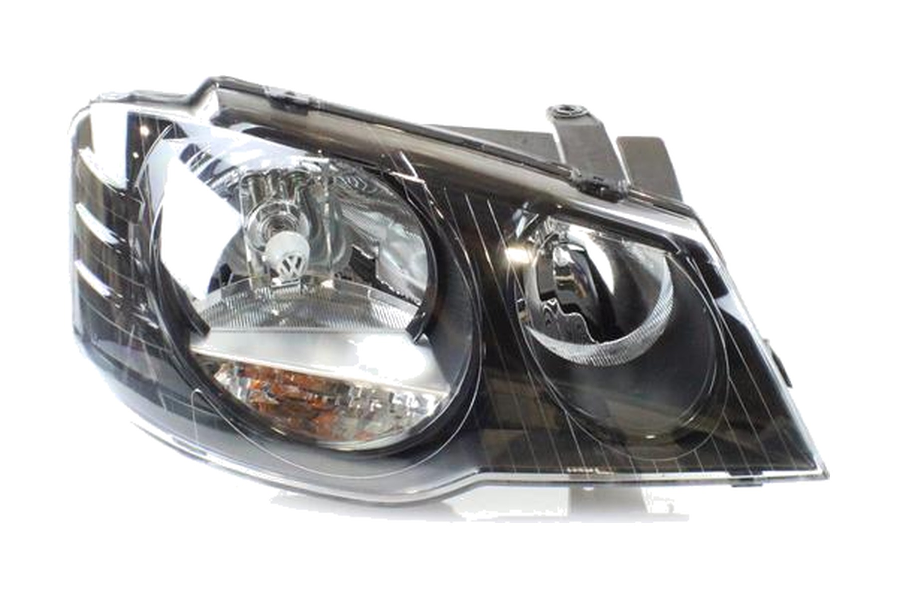 Farol Direito (Passageiro) Máscara Negra Duplo VW 1JE941016L - Imagem 2