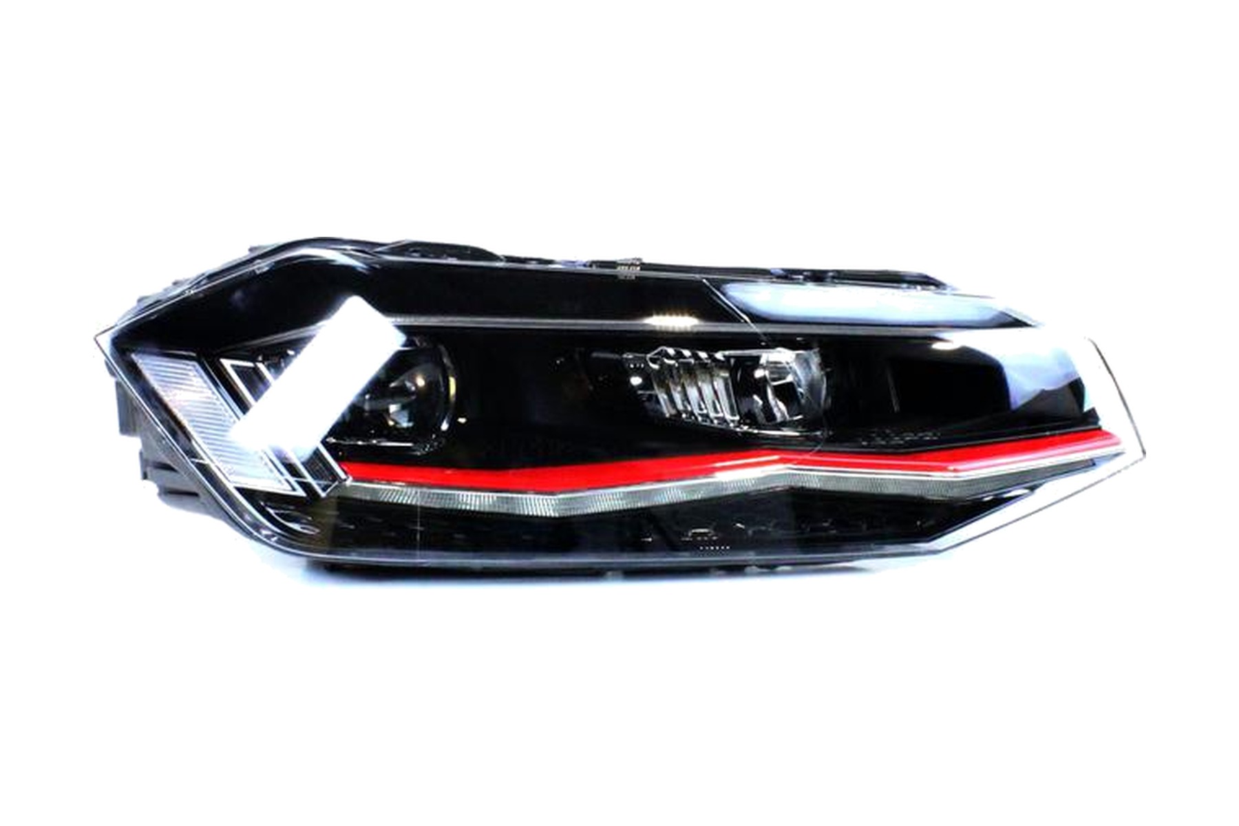 Farol Máscara Negra LED Direito (Passageiro) VW 2G1941774A