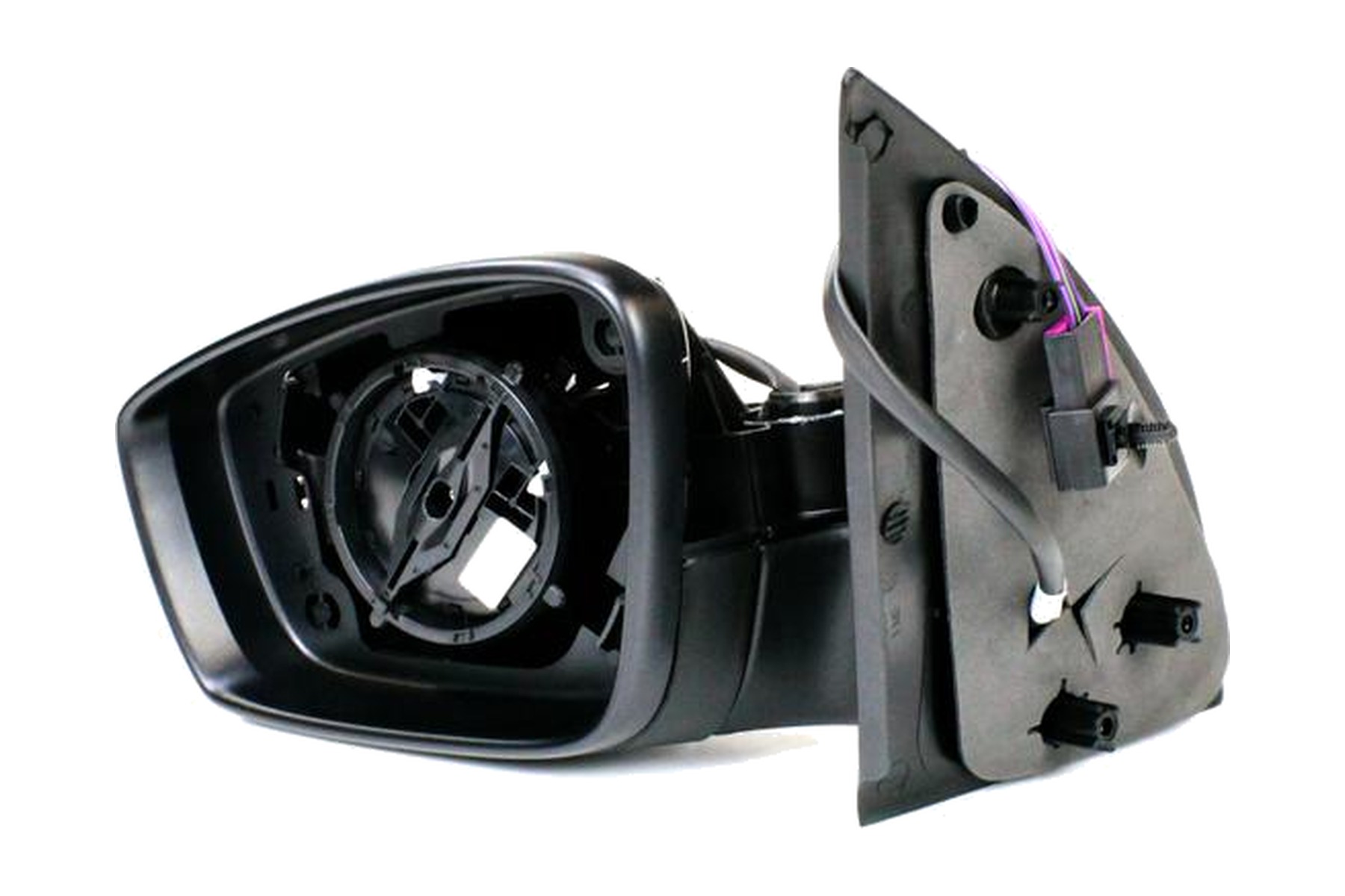 Espelho Retrovisor Preto Esquerdo (Motorista) Elétrico VW 5U7857507K9B9 - Imagem 3