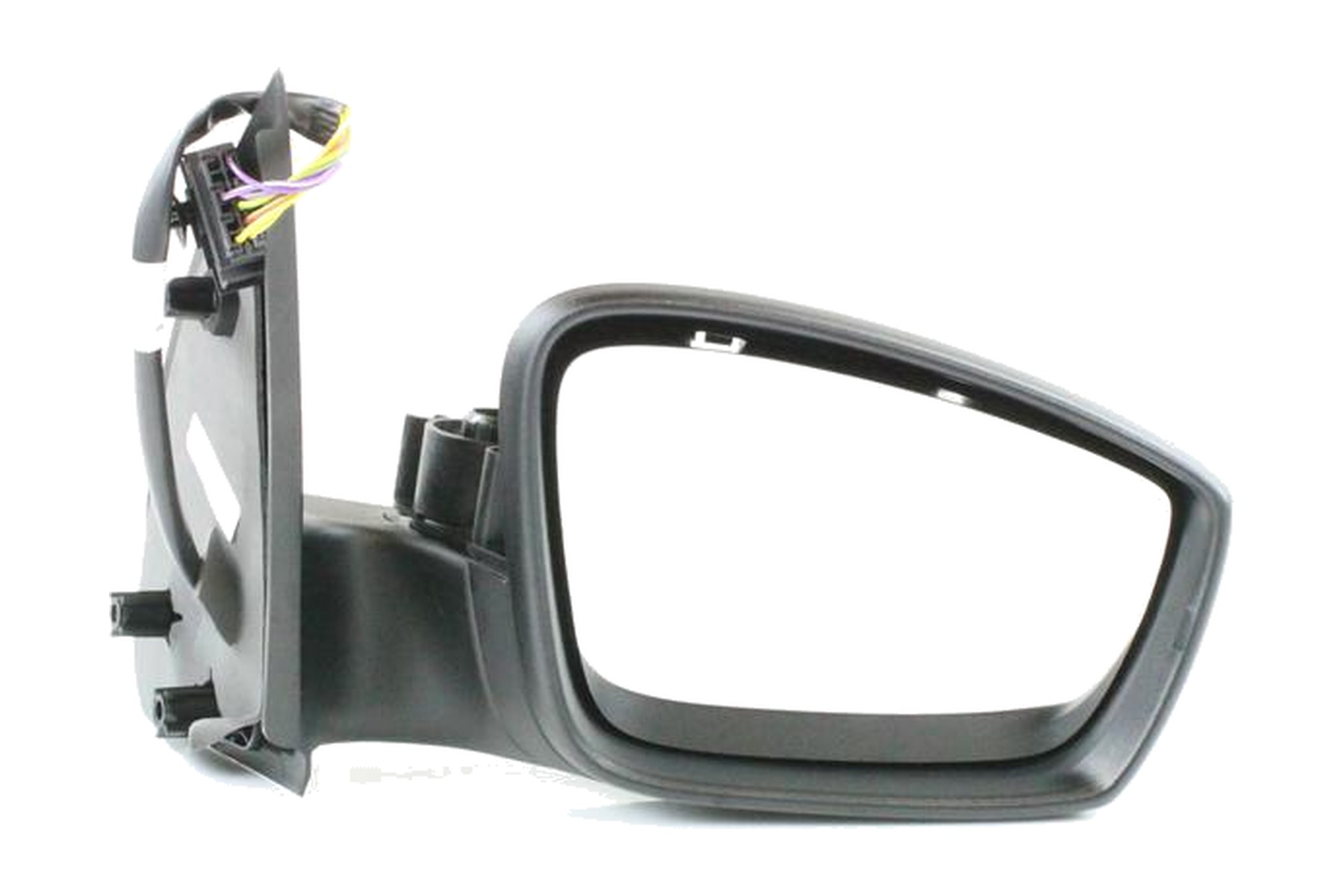 Espelho Retrovisor Preto Direito (Passageiro) Elétrico VW 5U1857508M9B9