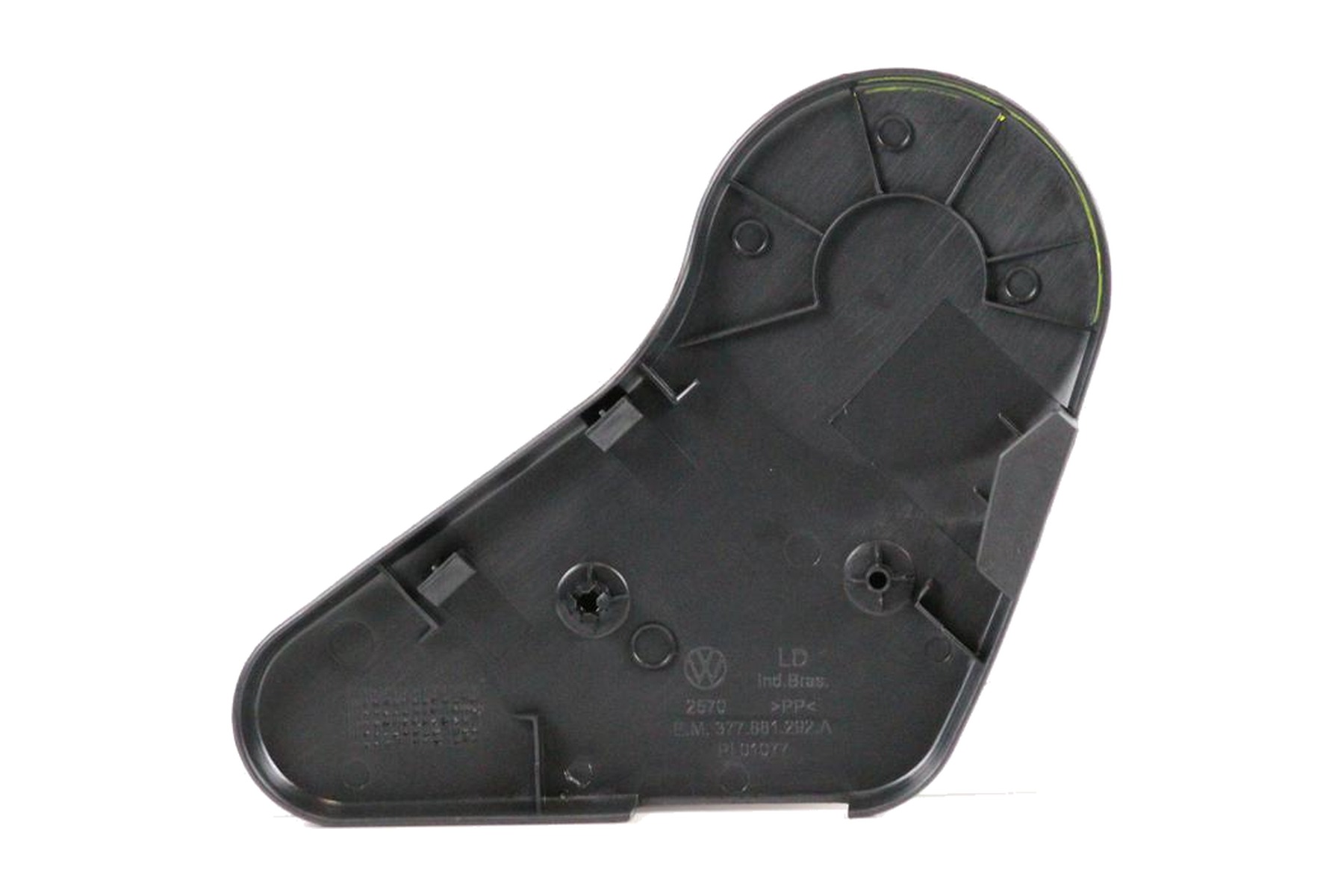 Moldura de Manopla de Ajuste de Posição de Encosto de Banco VW 377881292A82V - Imagem 3